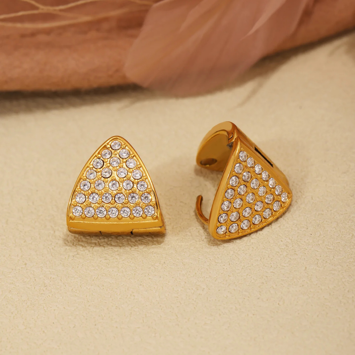 Zira Pavé Ring & Earrings Set