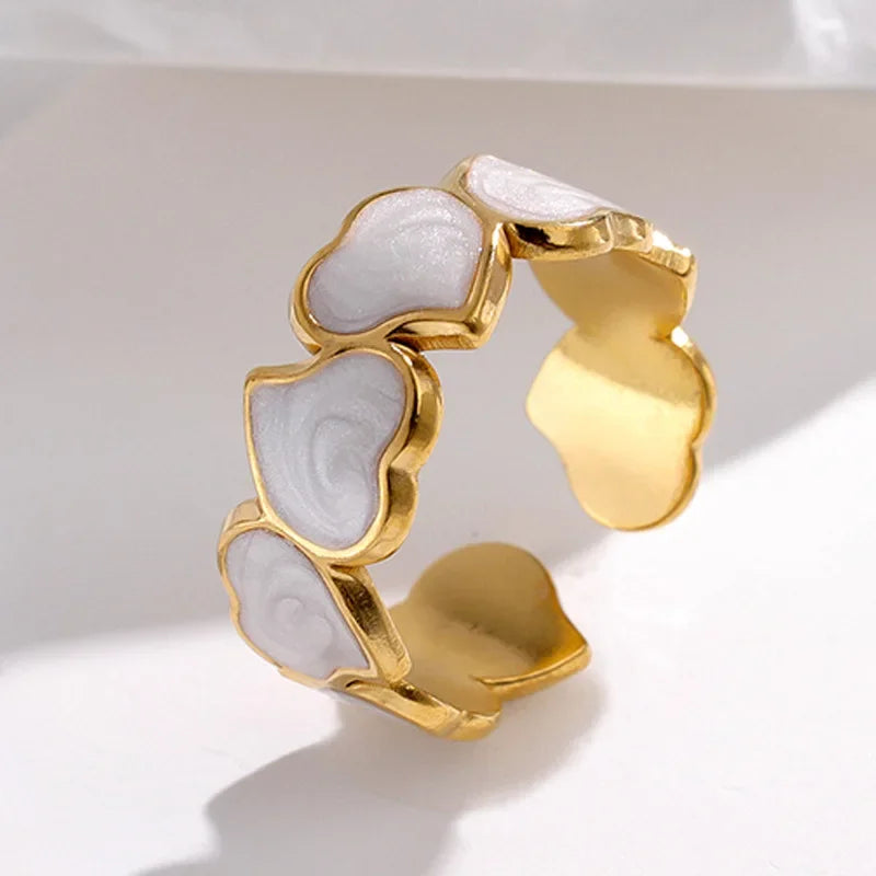 One Love Heart Link Ring
