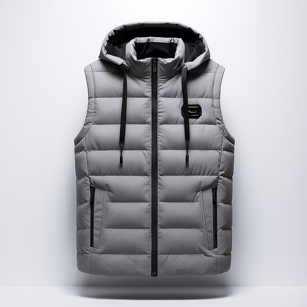 Danny - Padded Zip-Up Vest