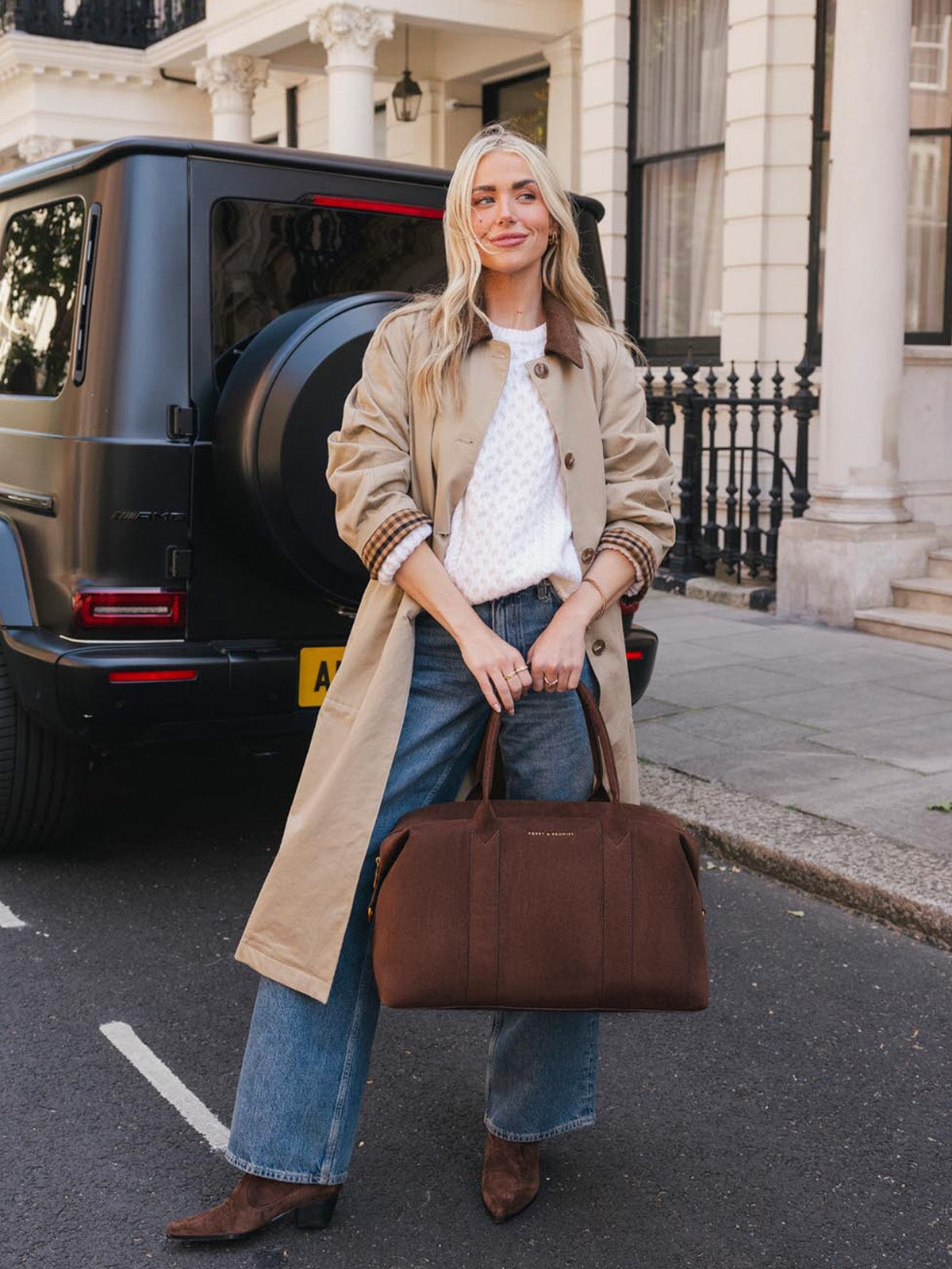 Take Off Travel Bag Espresso Suede