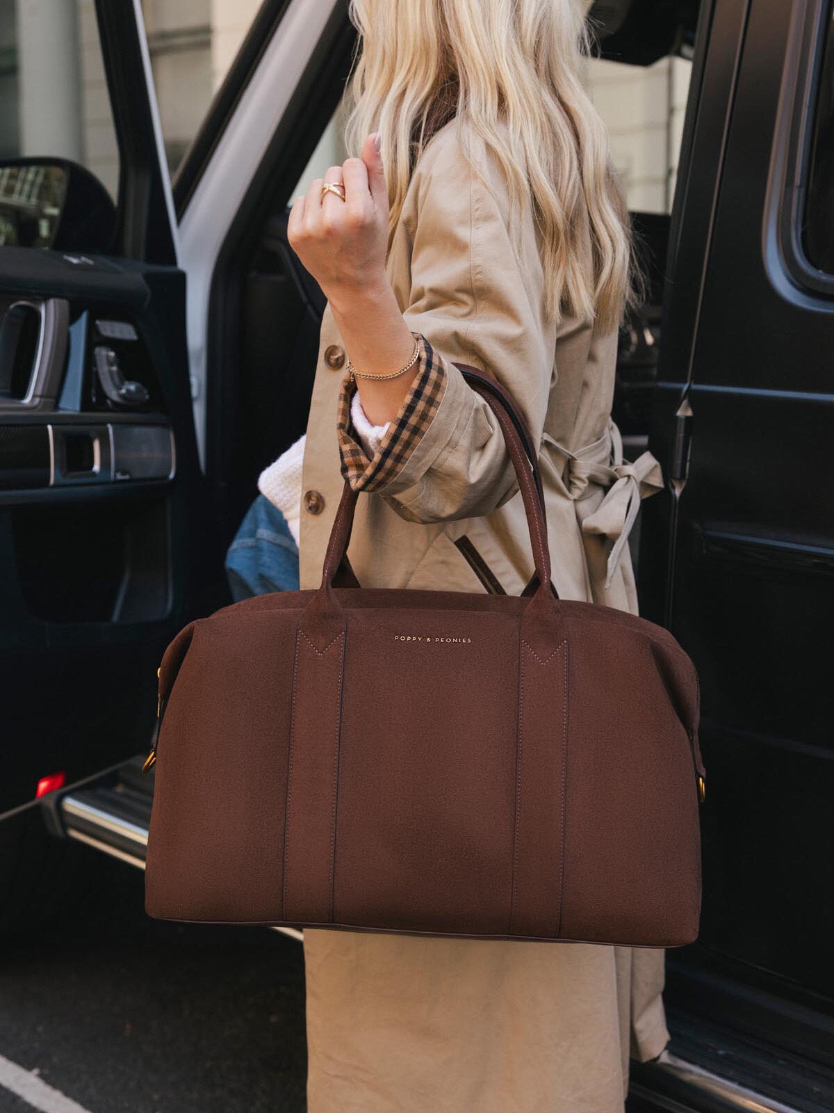 Take Off Travel Bag Espresso Suede