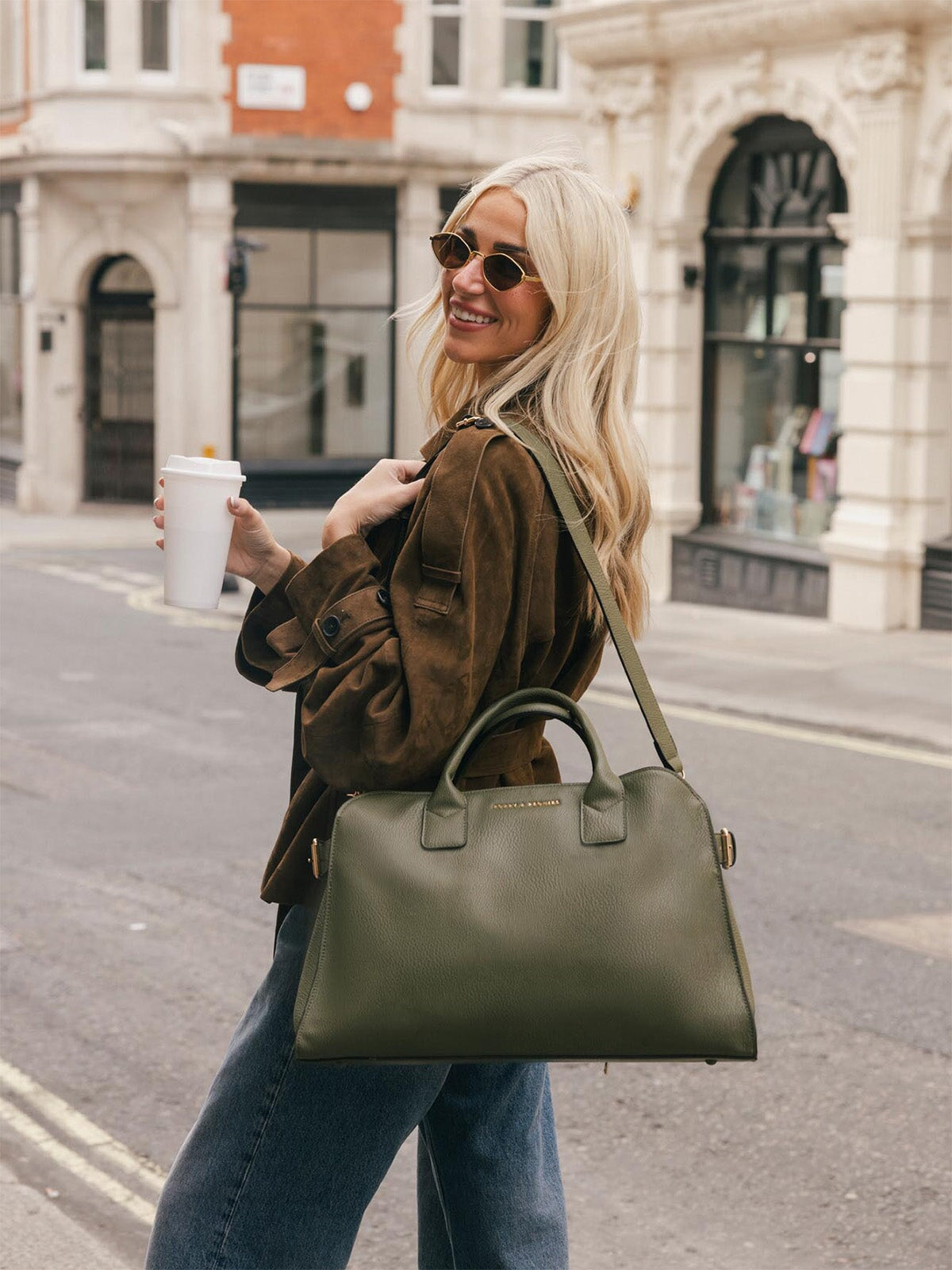 Uptown Tote Olive