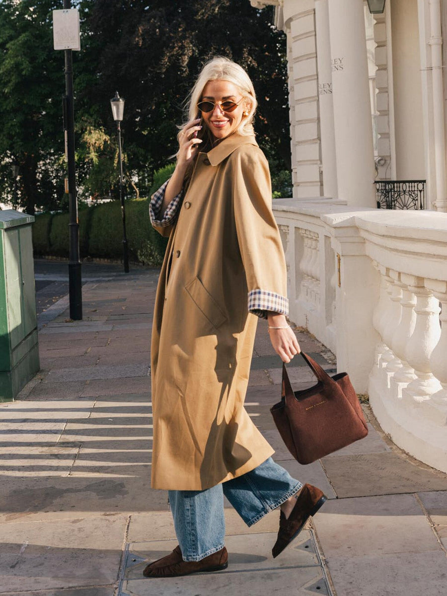 The Pick Me Up Tote Espresso Suede