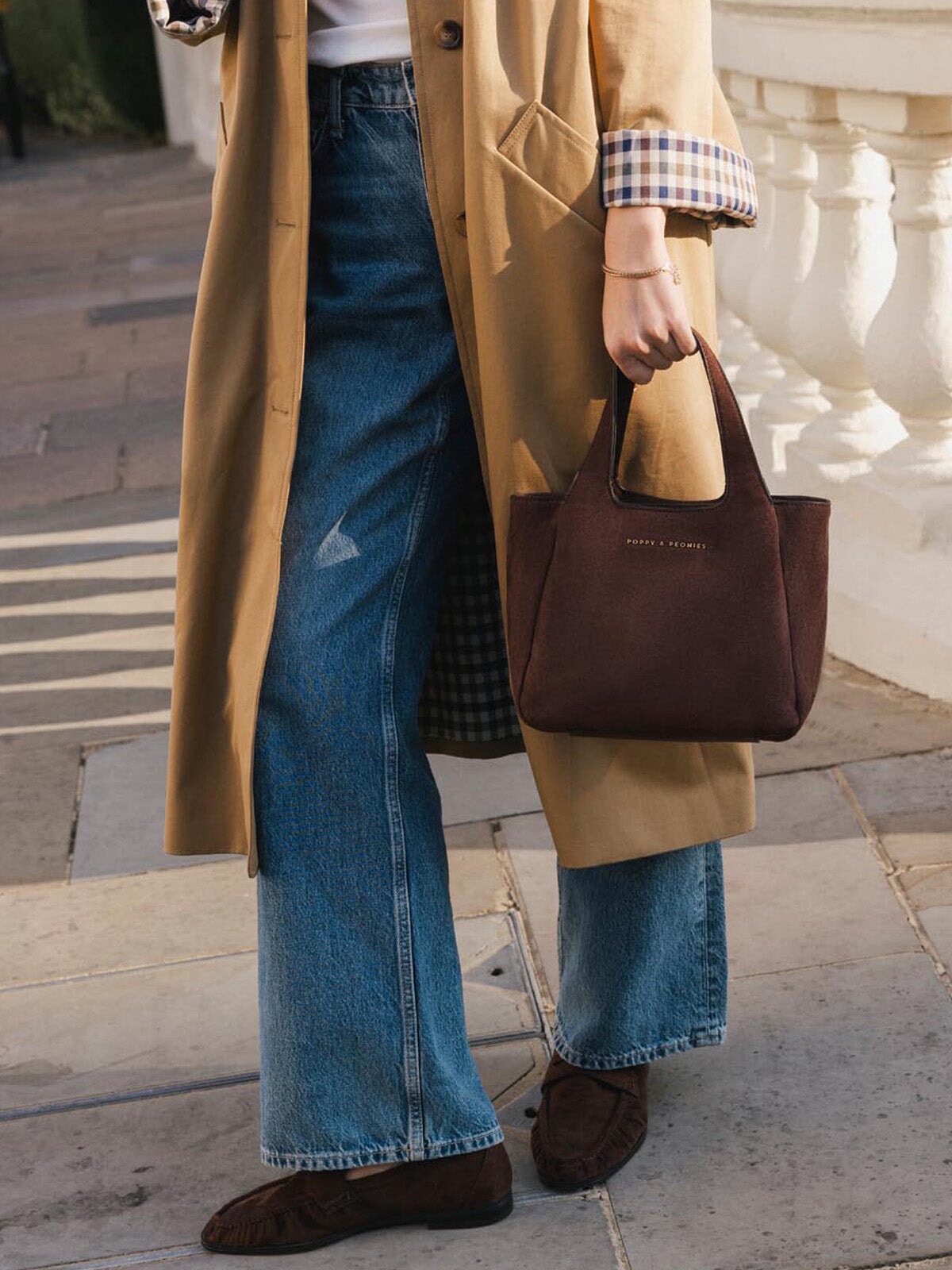 The Pick Me Up Tote Espresso Suede