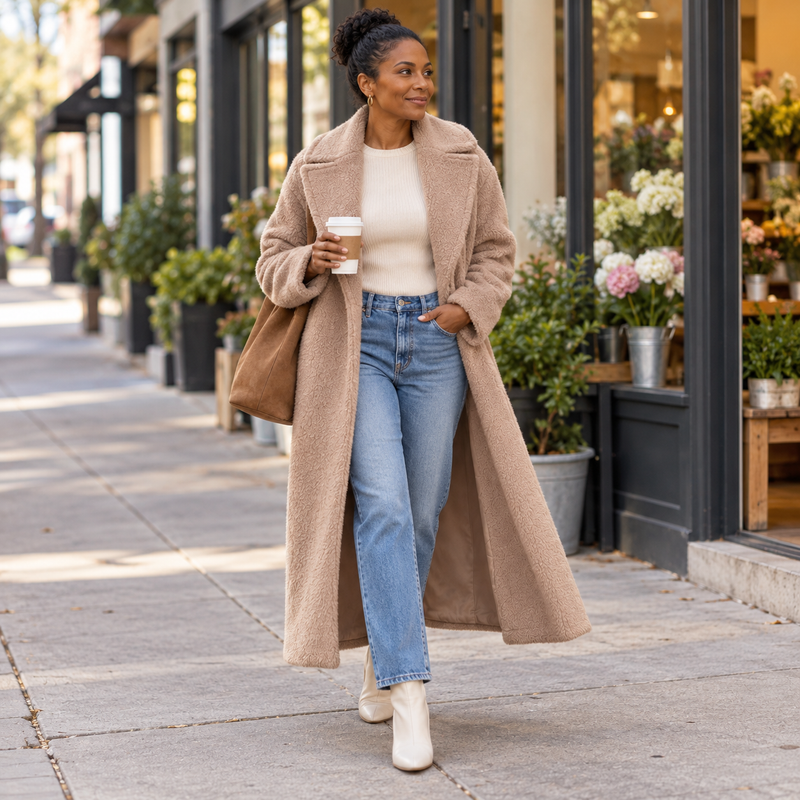 Oversized Teddy Coat