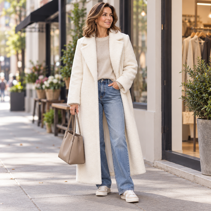 Oversized Teddy Coat