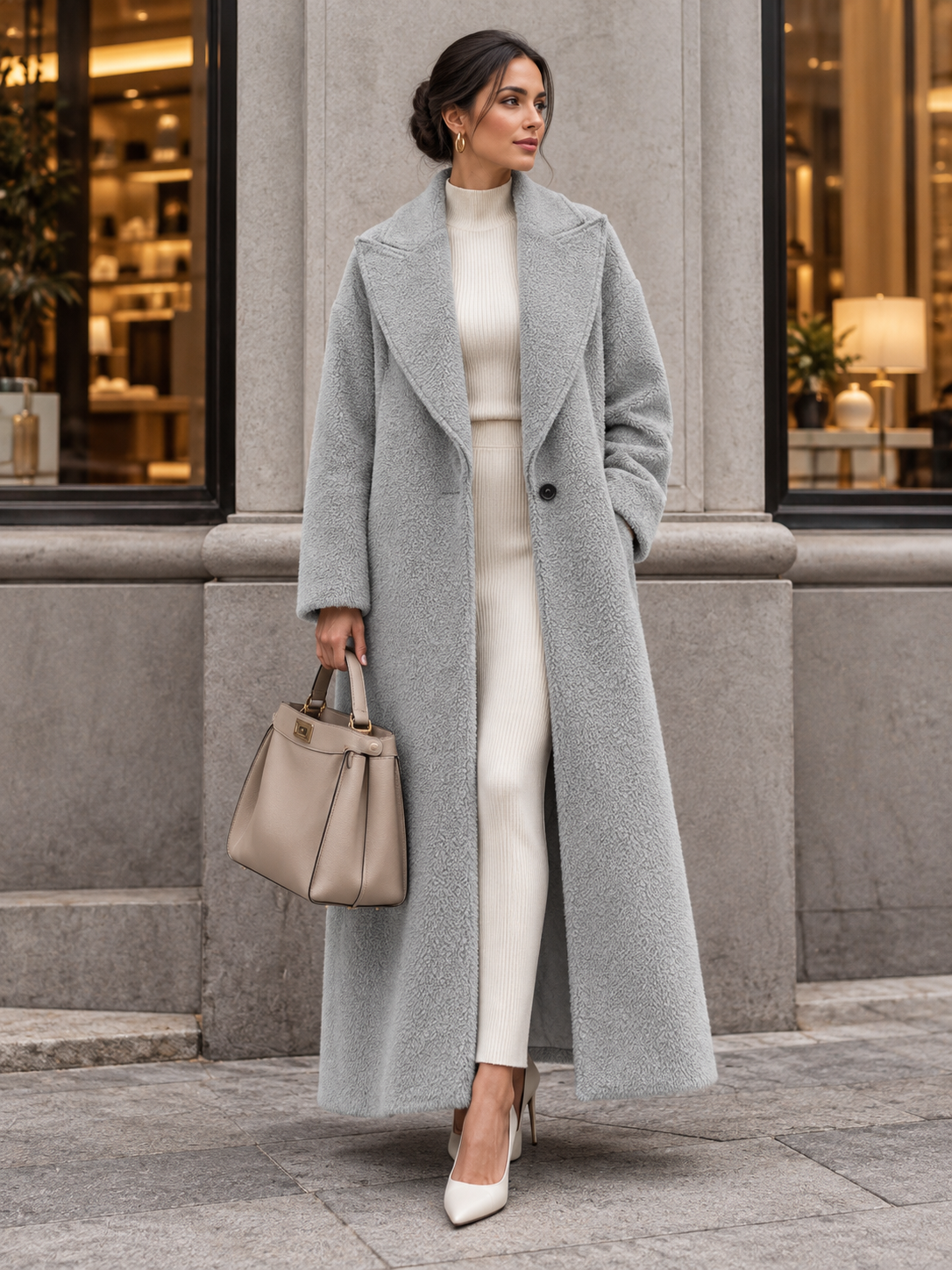 Oversized Teddy Coat