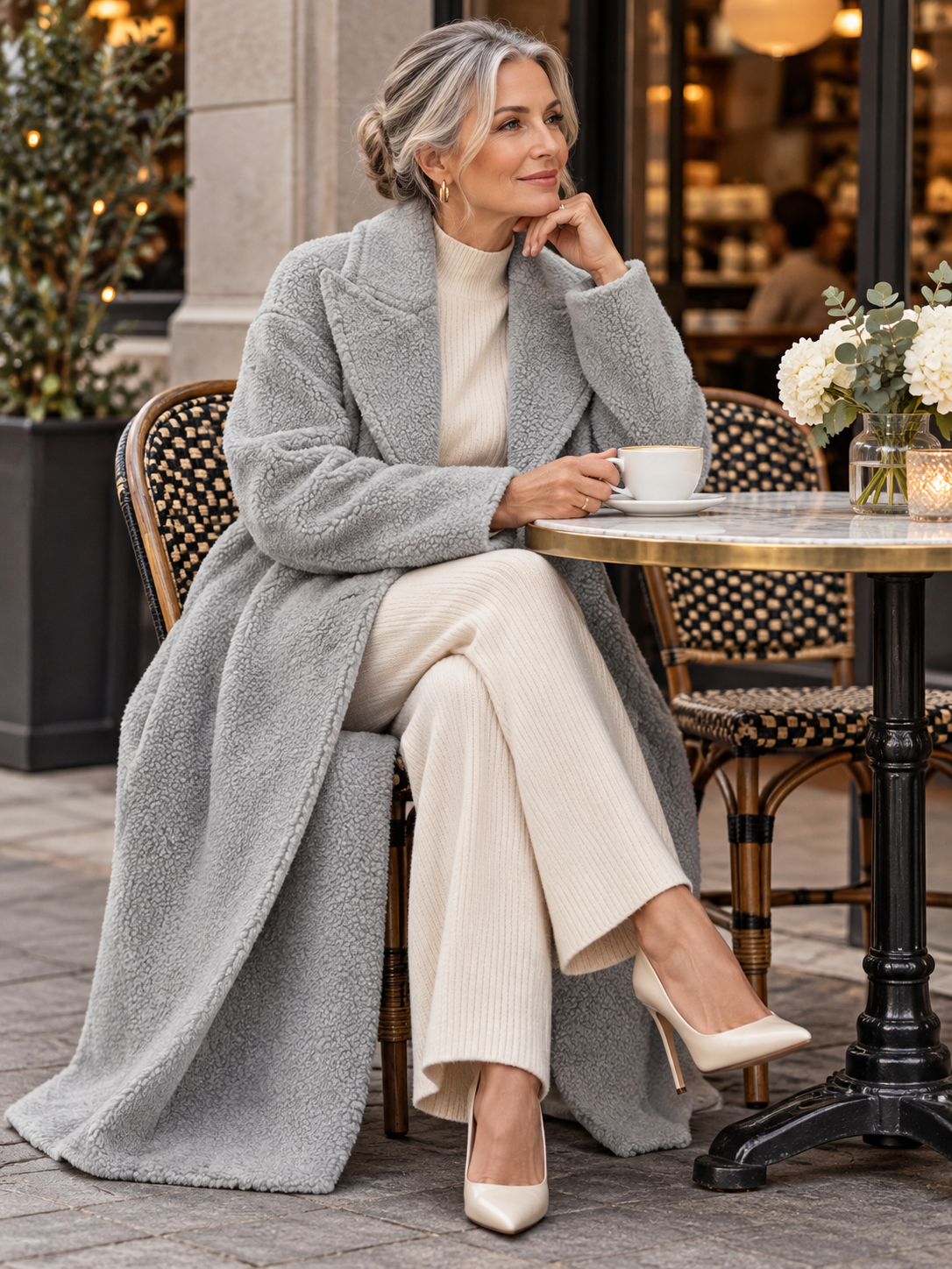 Oversized Teddy Coat