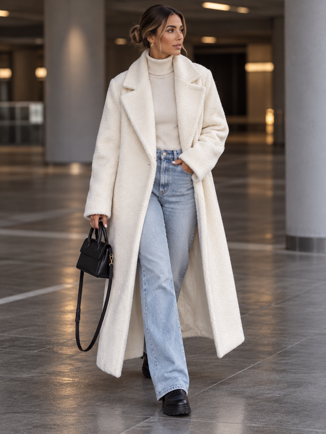 Oversized Teddy Coat