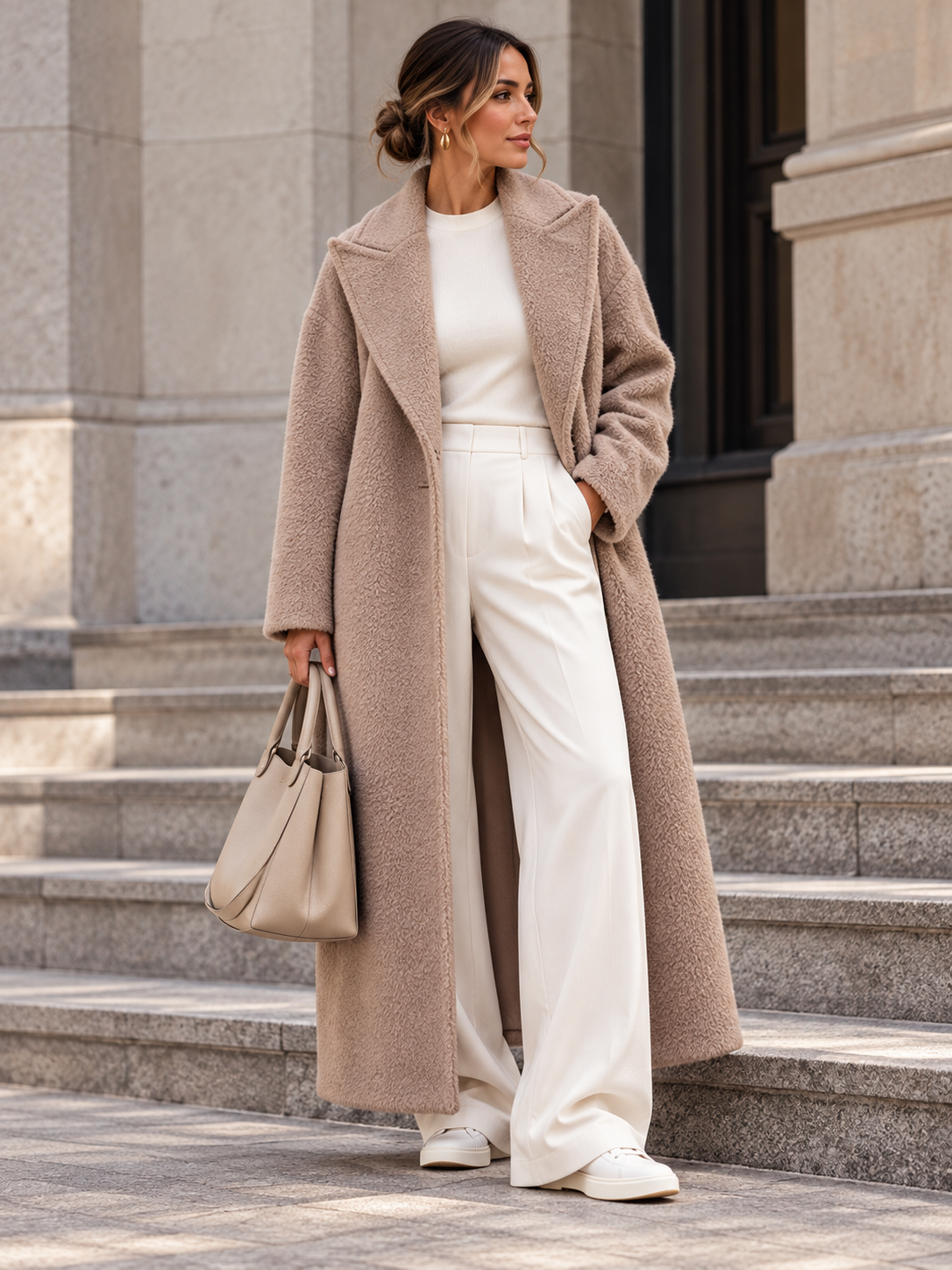 Oversized Teddy Coat