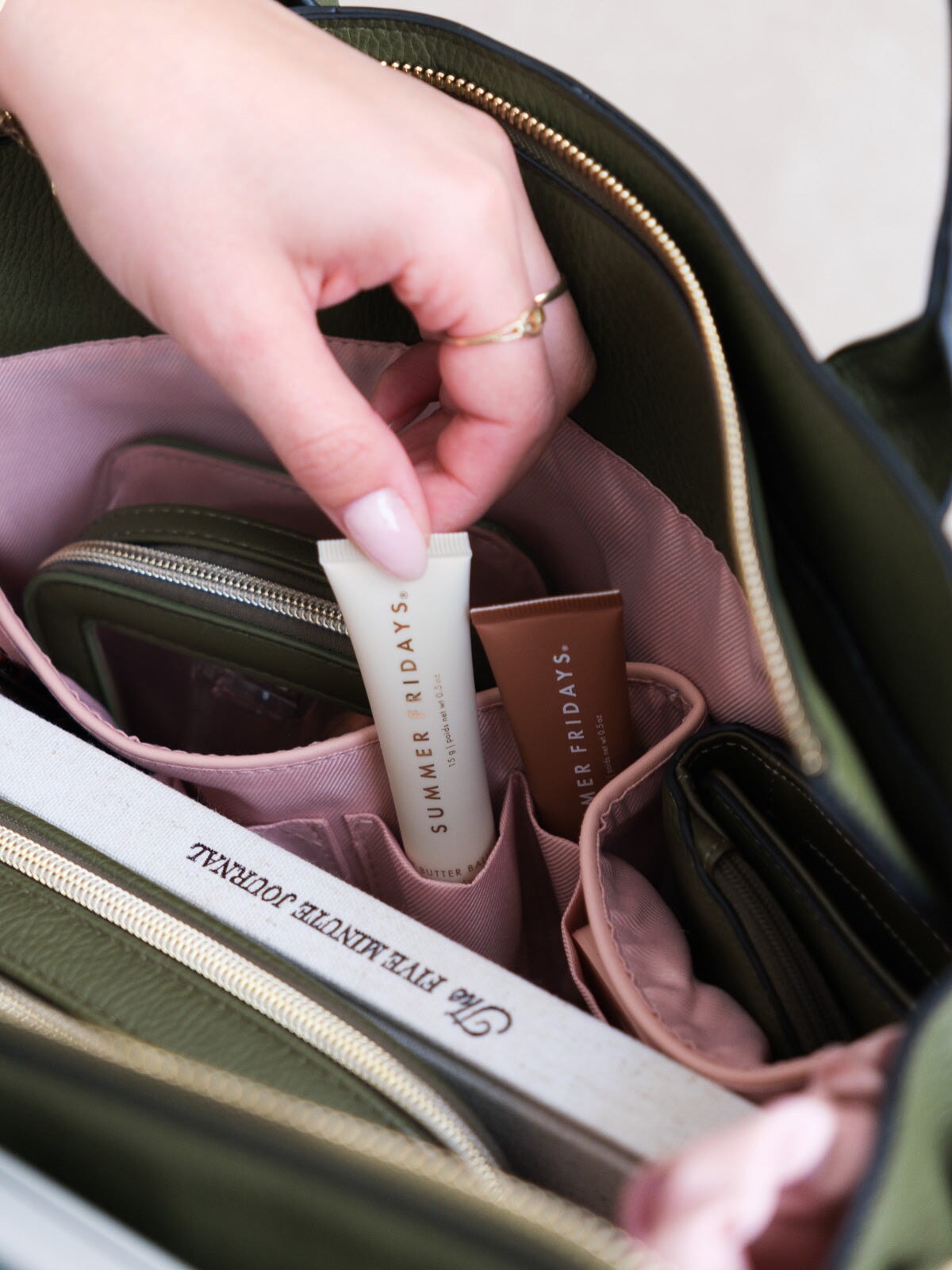 Uptown Tote Olive