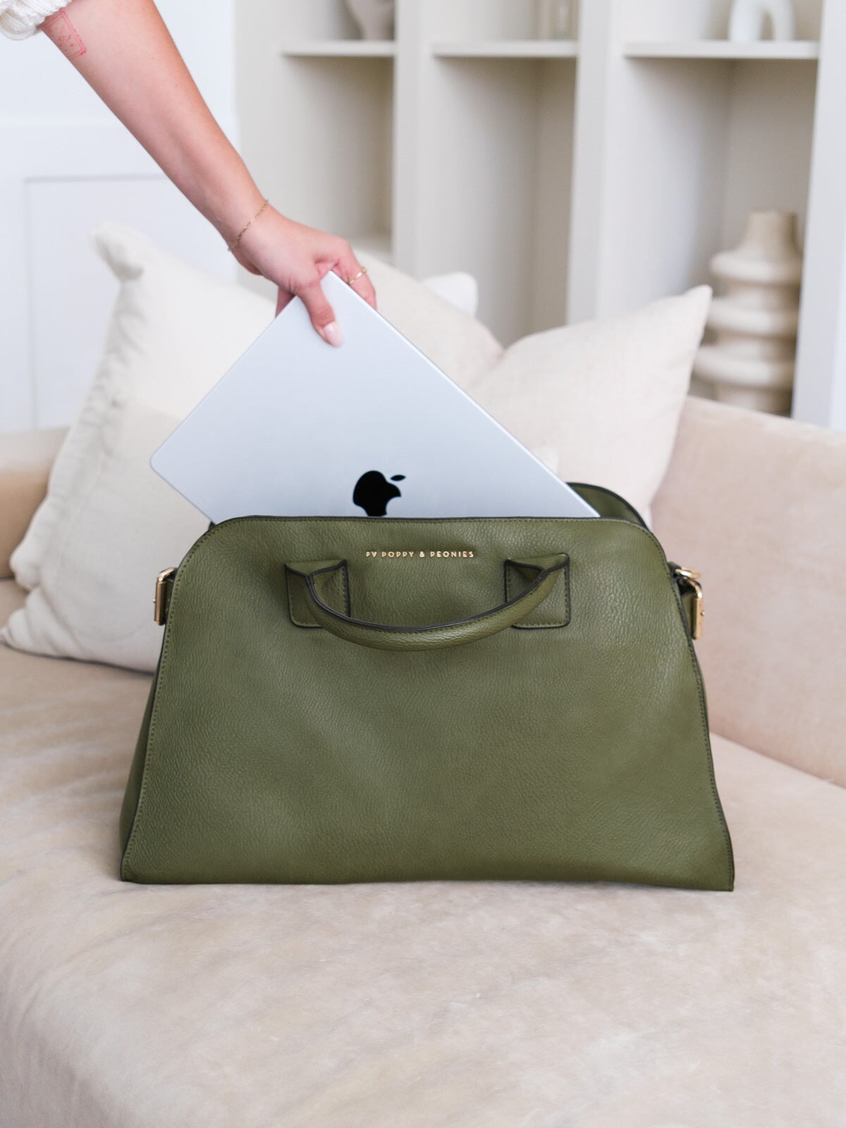 Uptown Tote Olive