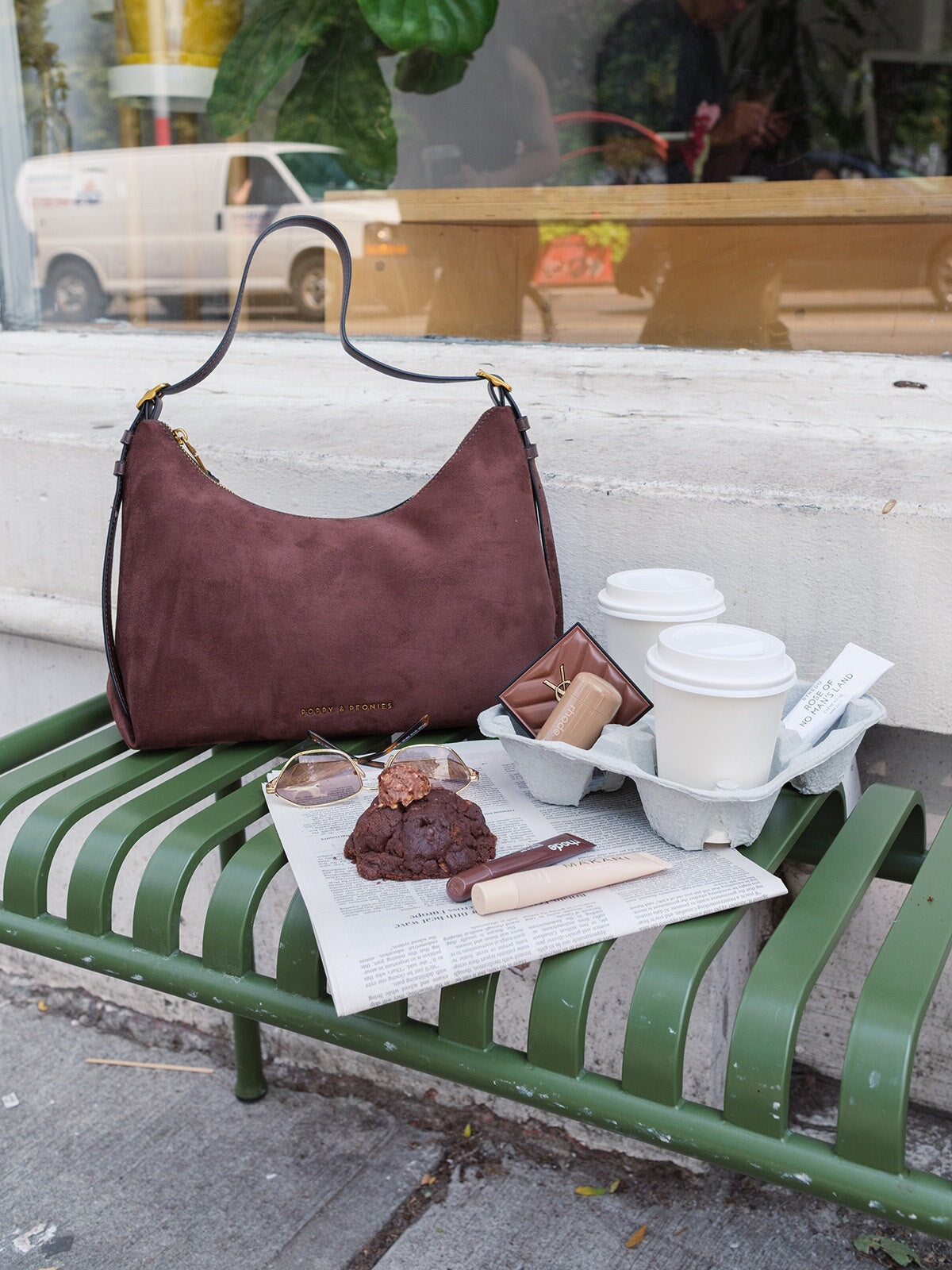 The Sunday Bag Espresso Suede