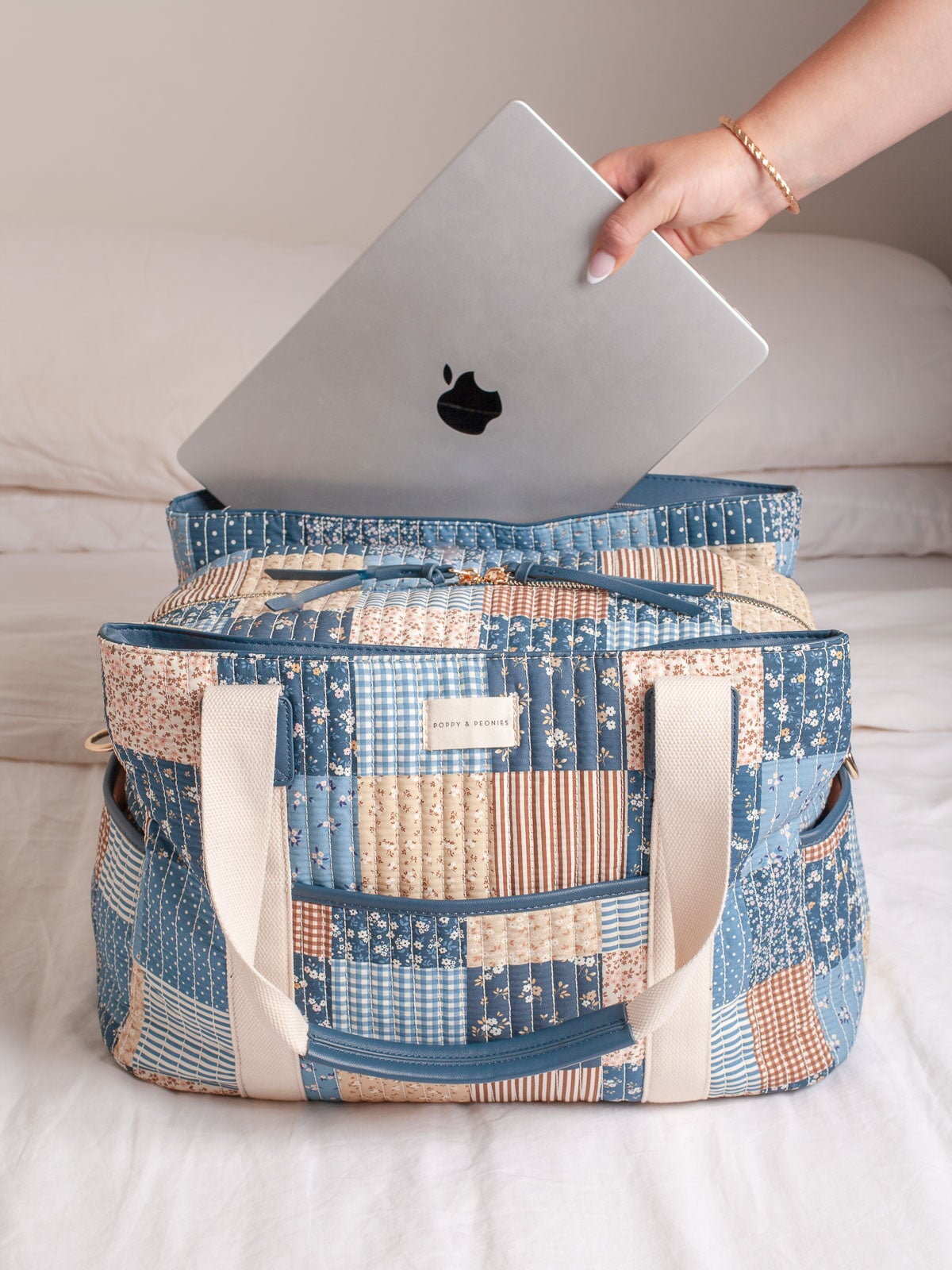 Mini Voyager Navy Patchwork