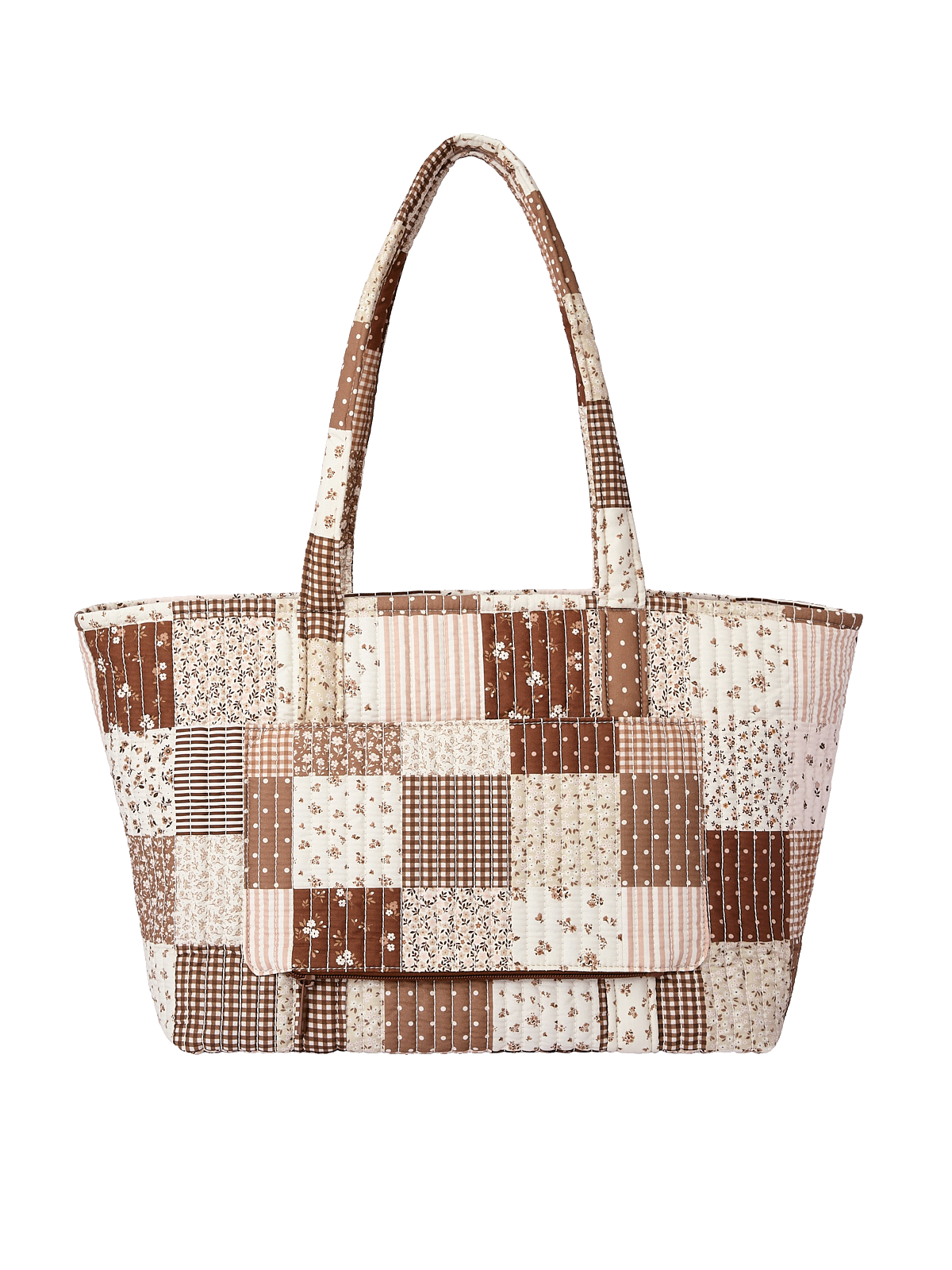 Daydreamer Tote Brown Patchwork