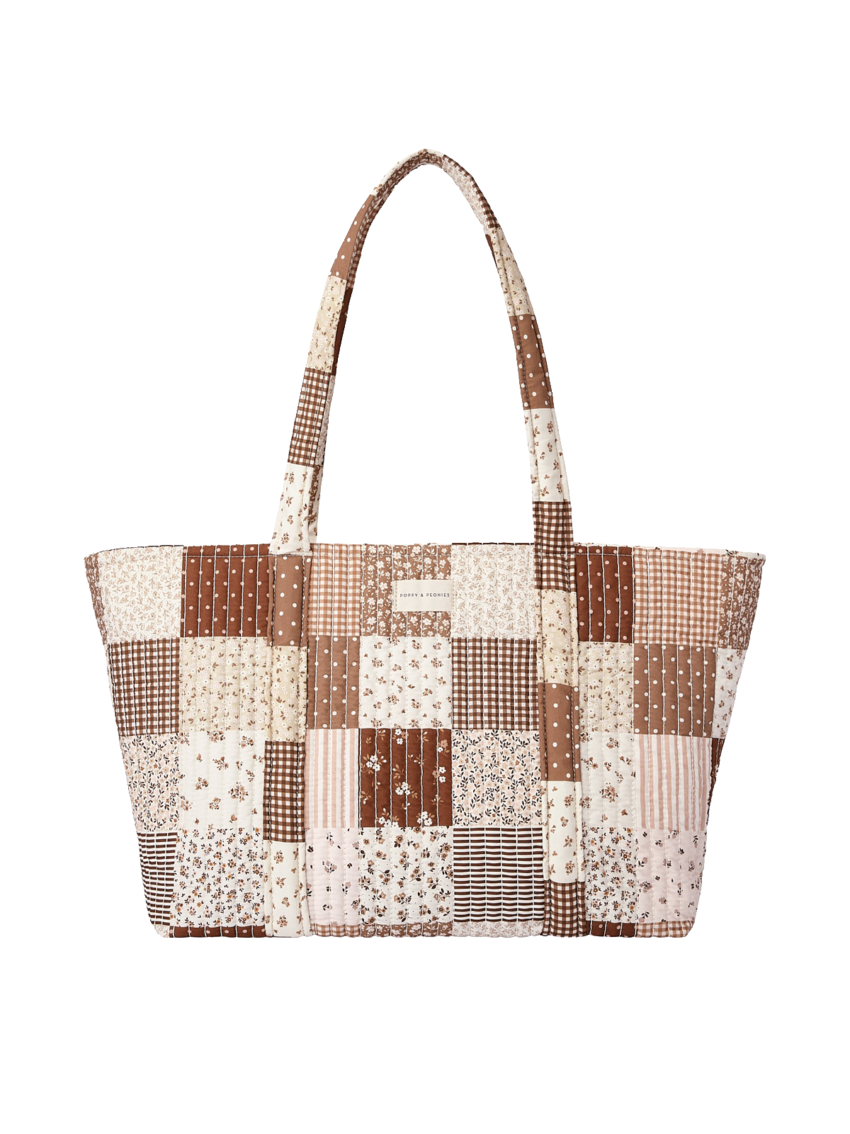 Daydreamer Tote Brown Patchwork