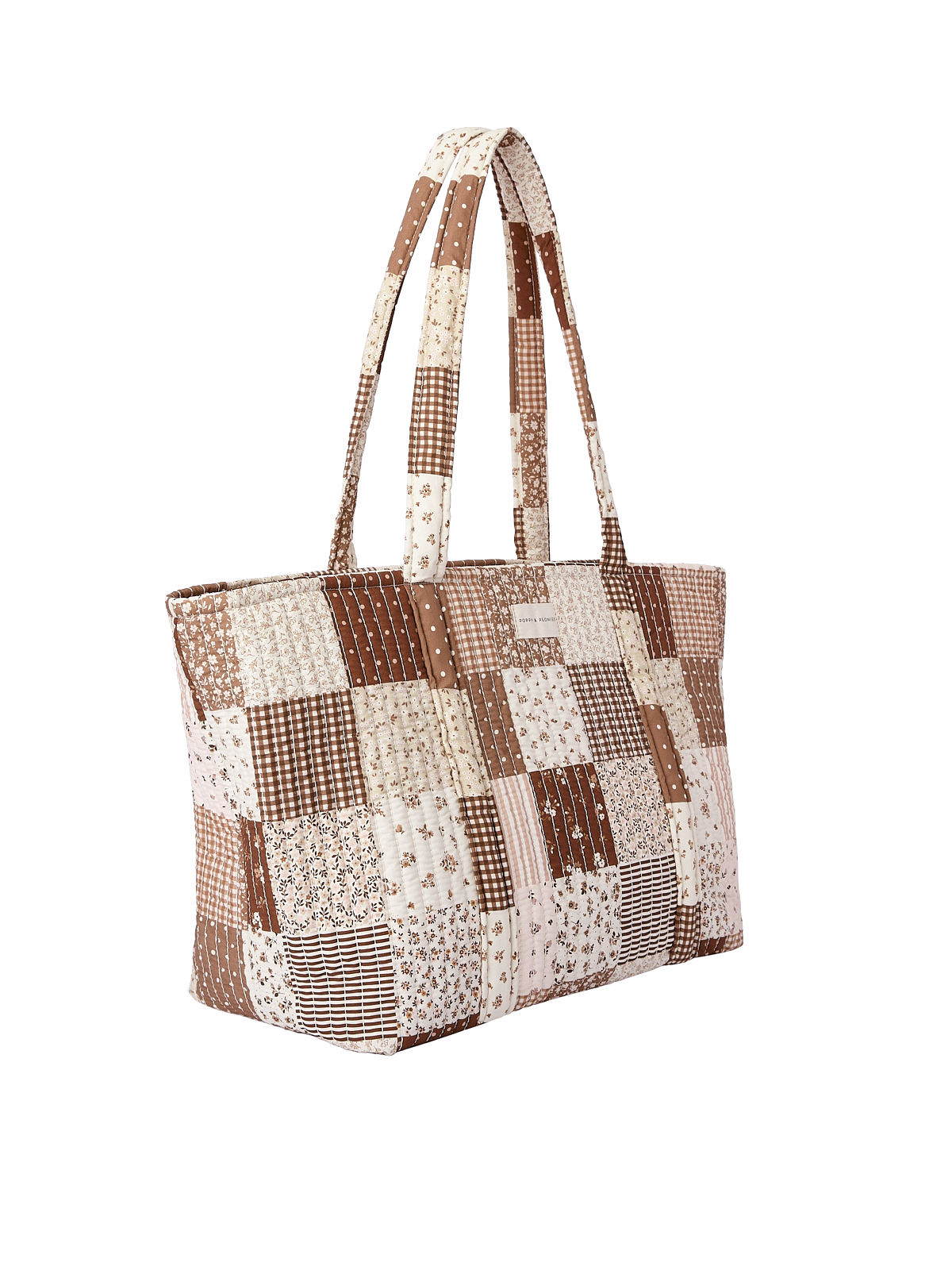 Daydreamer Tote Brown Patchwork