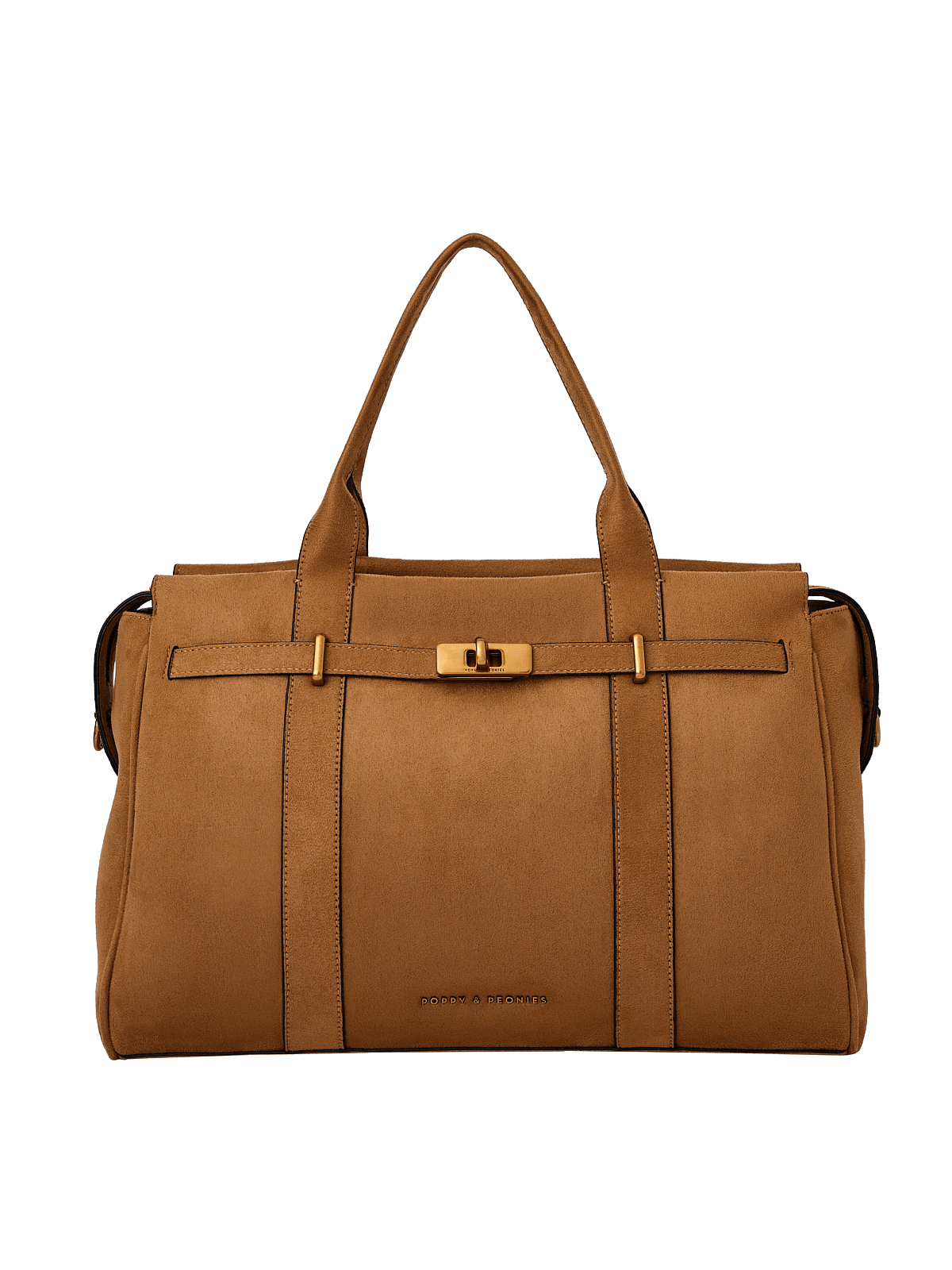 Effortless Tote Cognac Suede