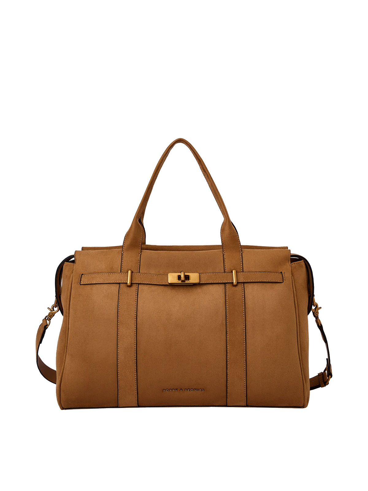 Effortless Tote Cognac Suede