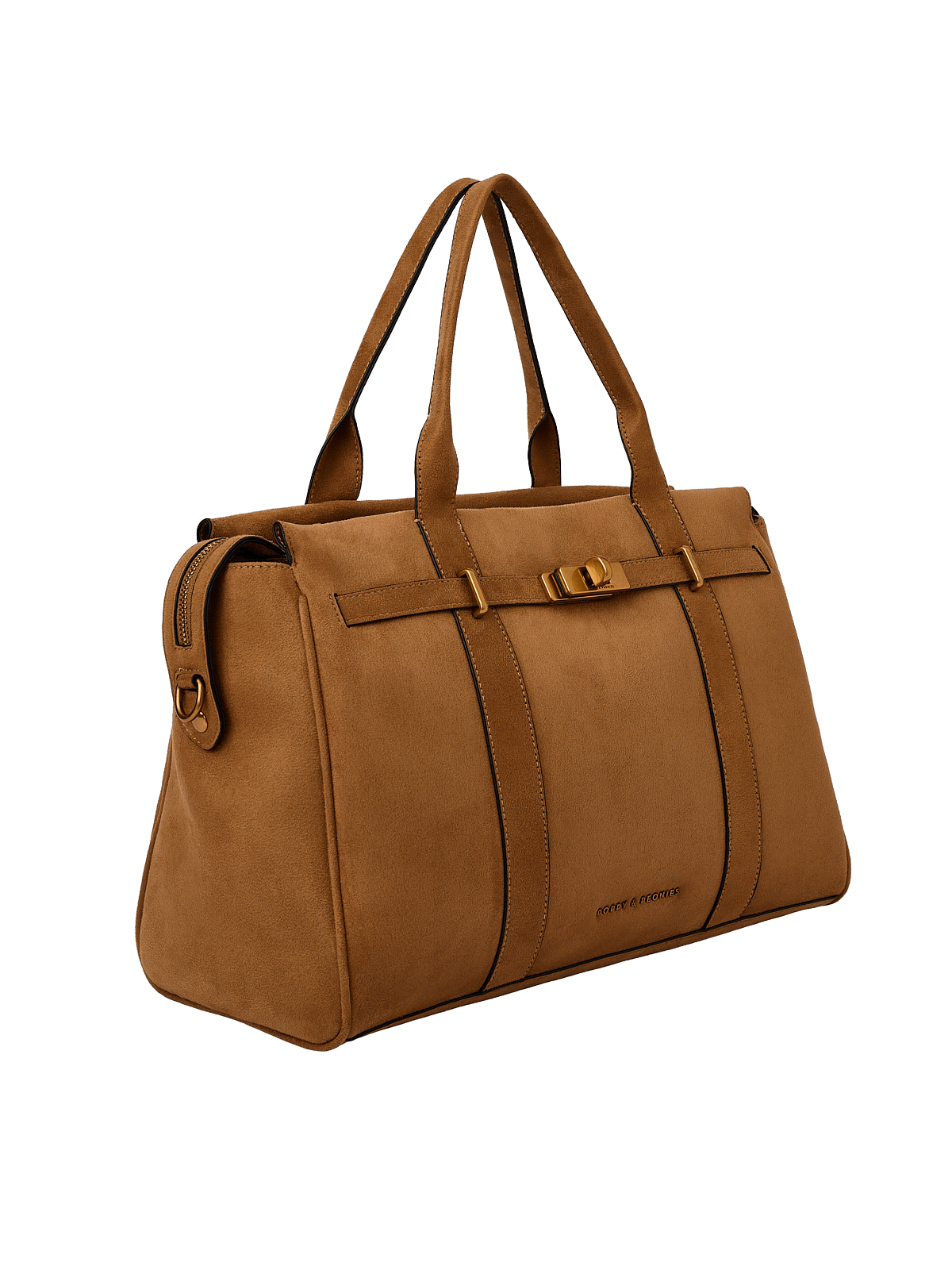 Effortless Tote Cognac Suede