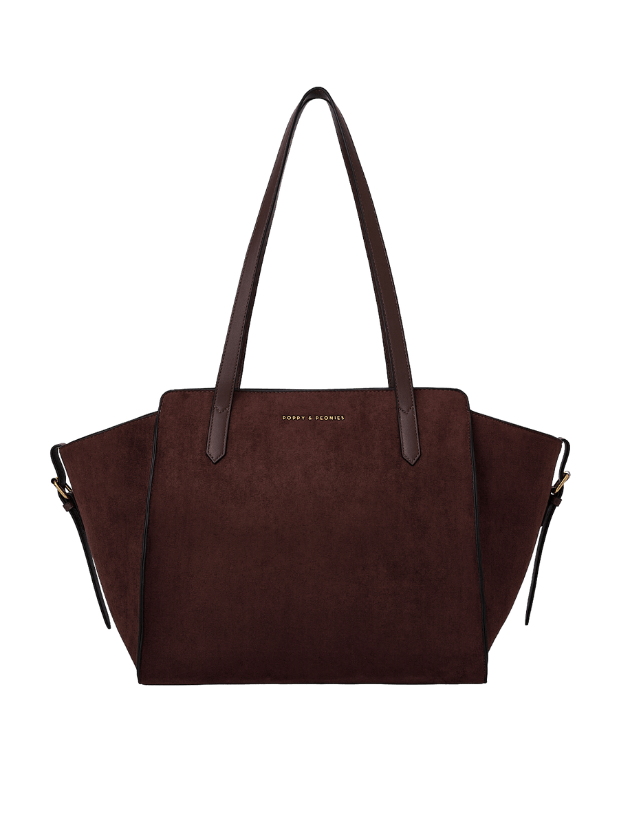 Avenue Tote Espresso Suede
