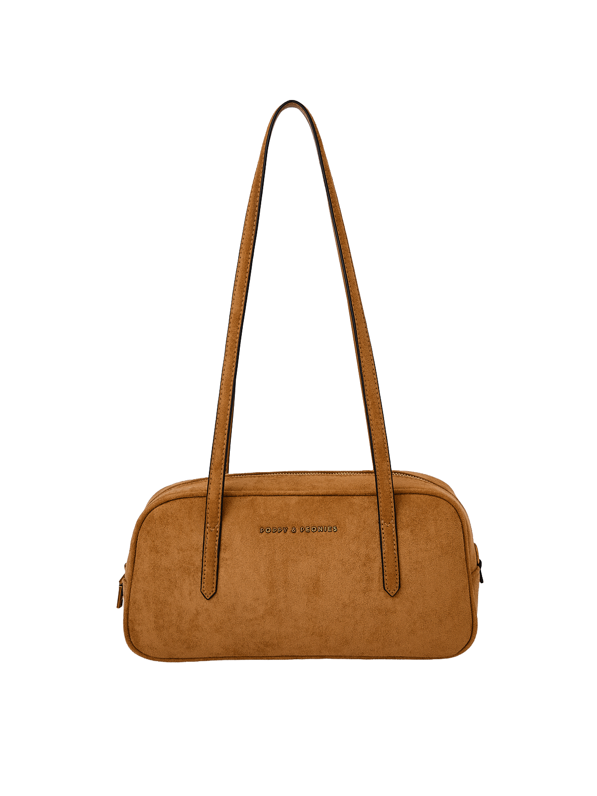 The Friday Satchel Cognac Suede