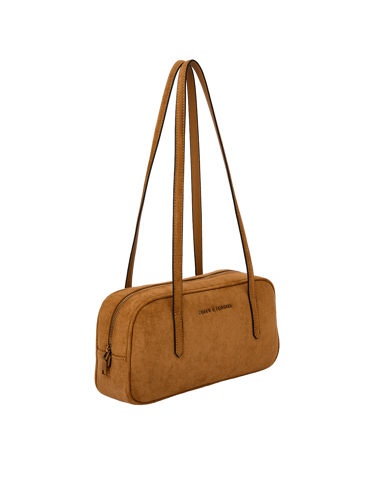 The Friday Satchel Cognac Suede