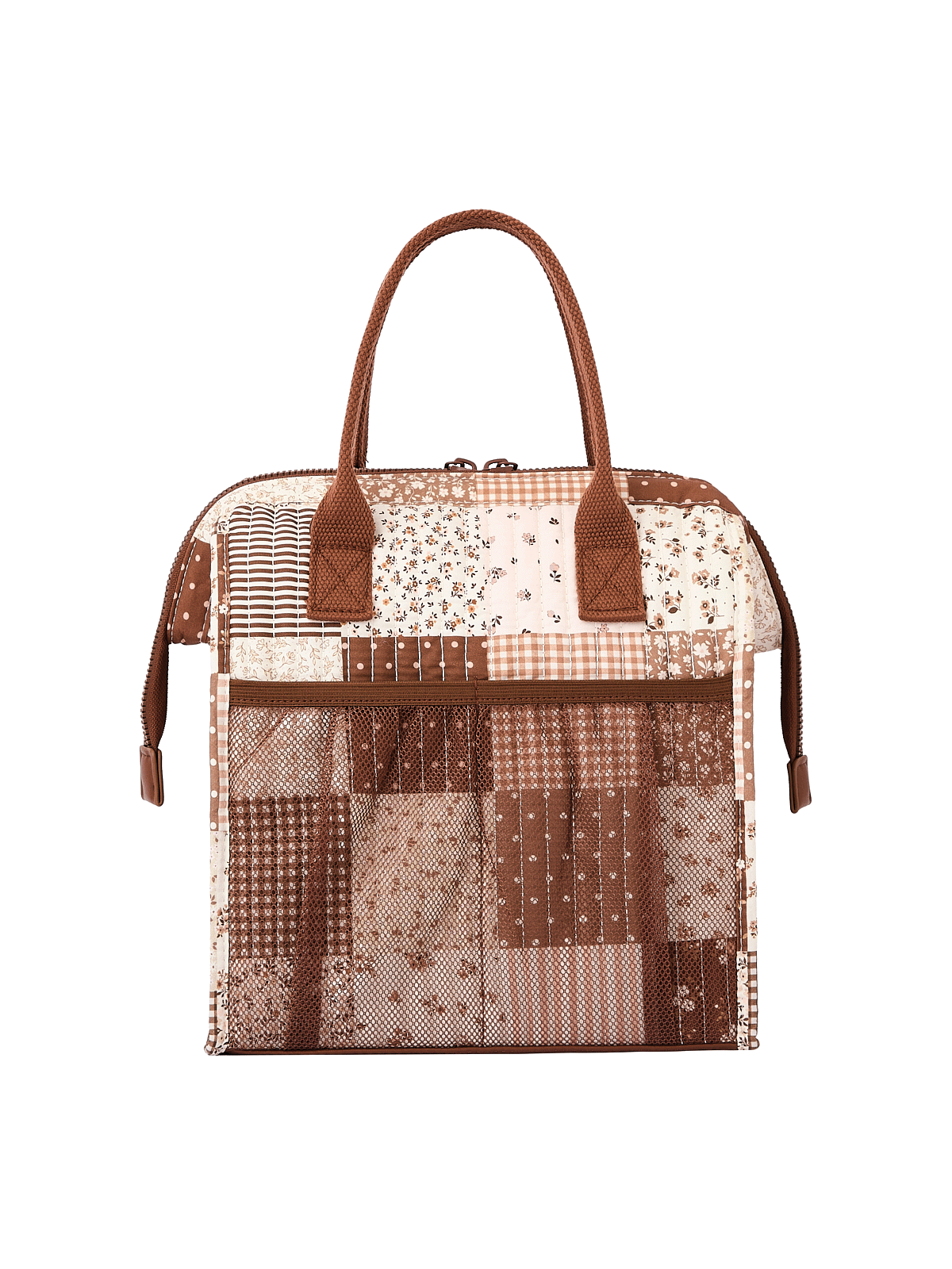 The Lunch Bag Brown Patchwork