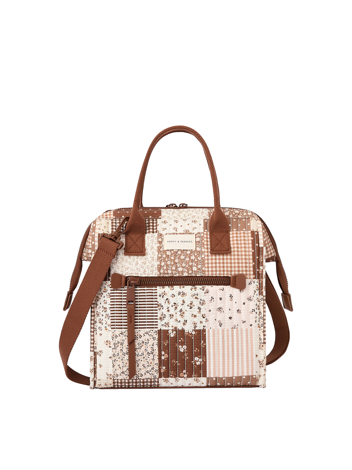 The Lunch Bag Brown Patchwork
