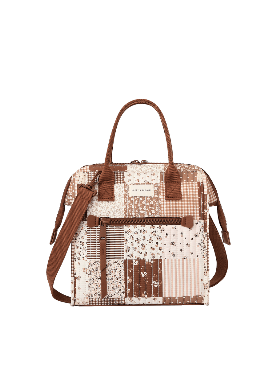 The Lunch Bag Brown Patchwork