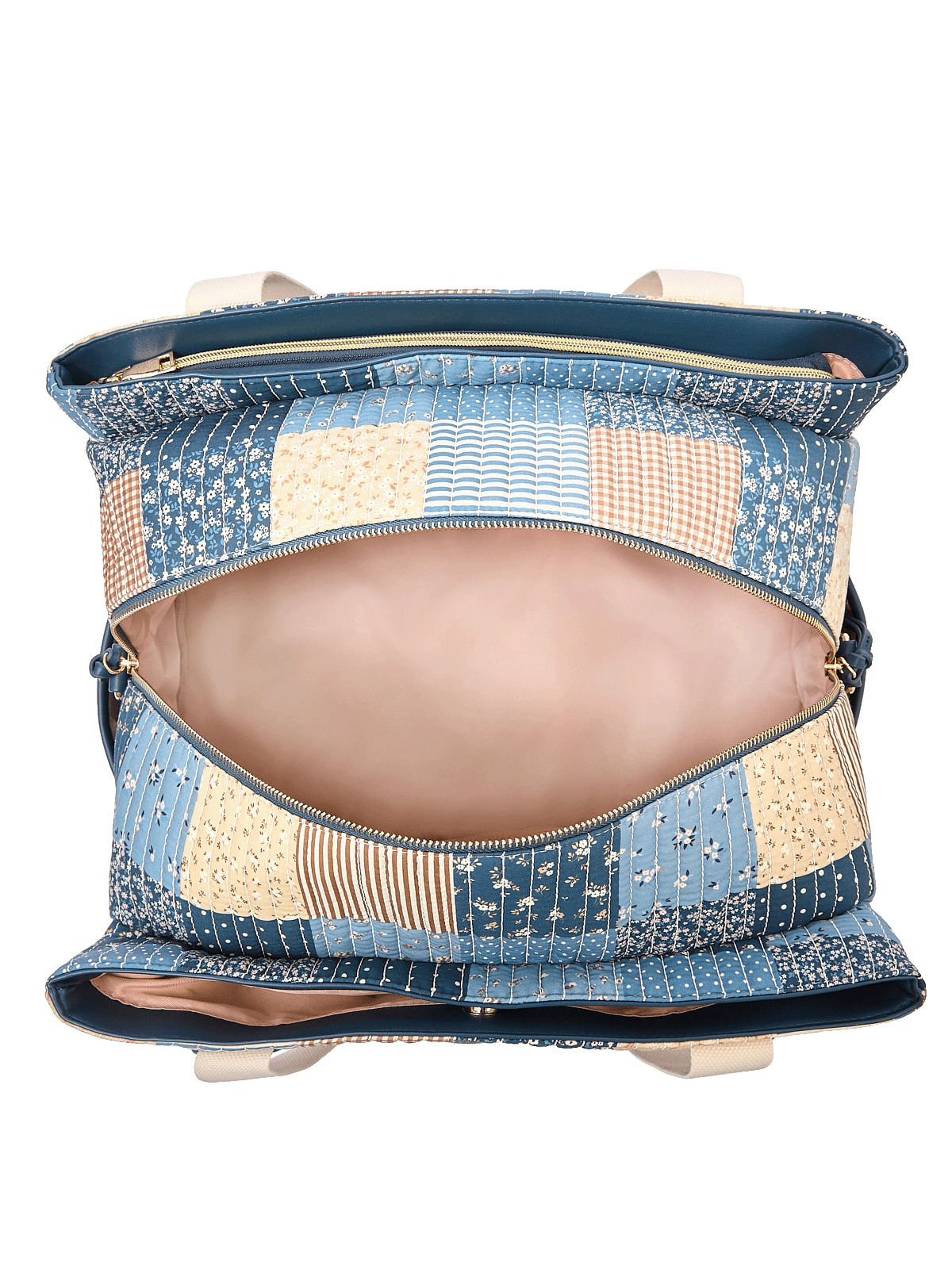 Mini Voyager Navy Patchwork