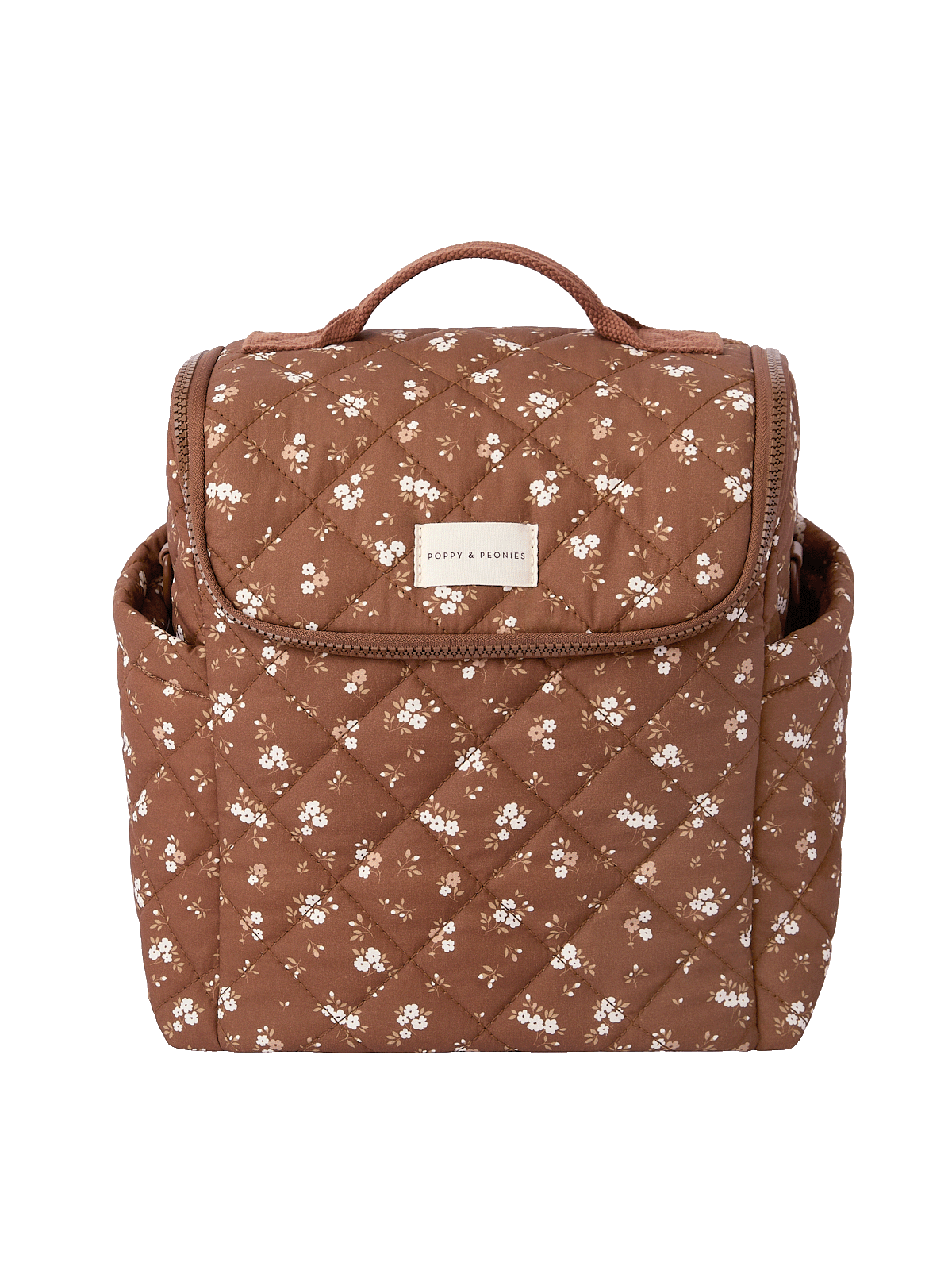 The Lunch Date Brown Floral
