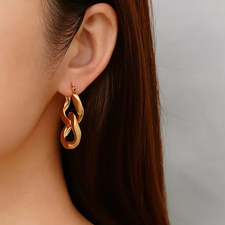 Aria Chain Link Earrings