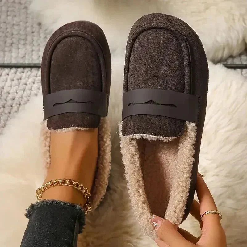 Loafer Women Fluffy Lined Penny | Slip On
