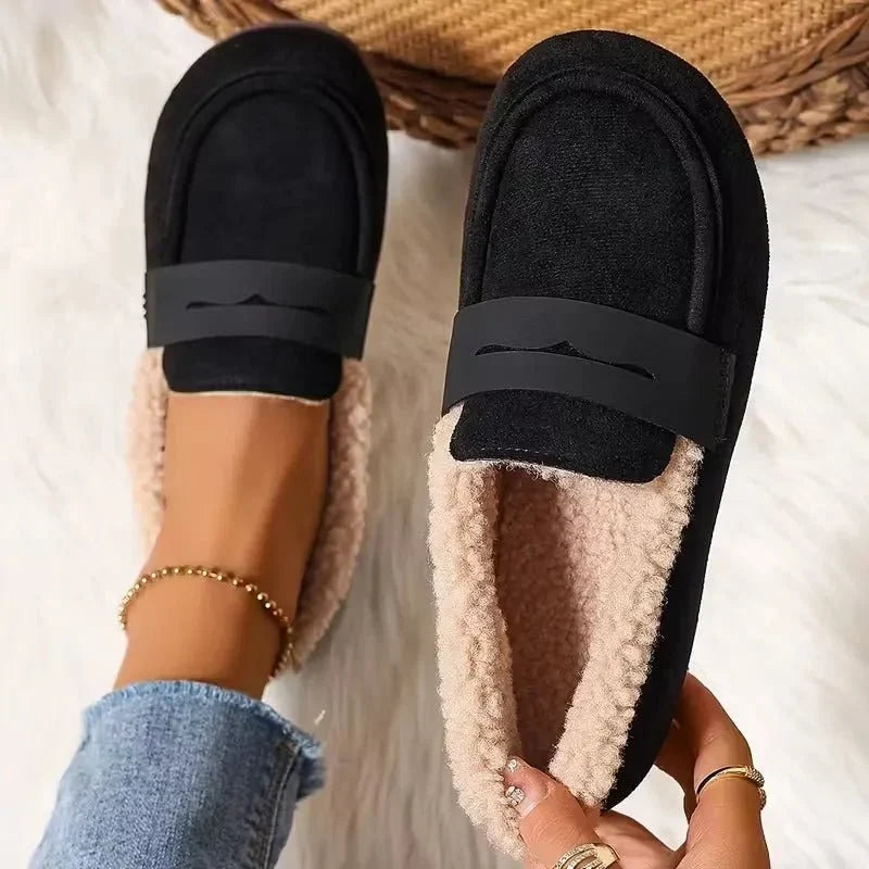 Loafer Women Fluffy Lined Penny | Slip On